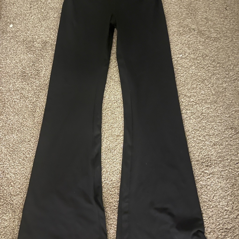 Kids Black Flared Bottoms